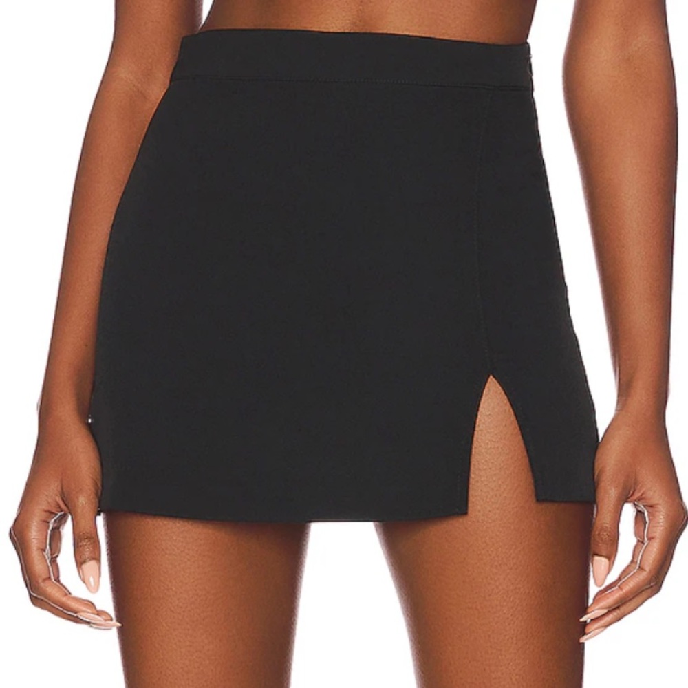 Steve Madden Black Mini Skort